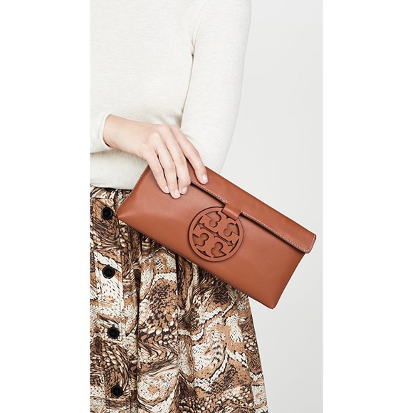 Tory Burch Cuoio Miller Clutch NWOT - Picture 8 of 16